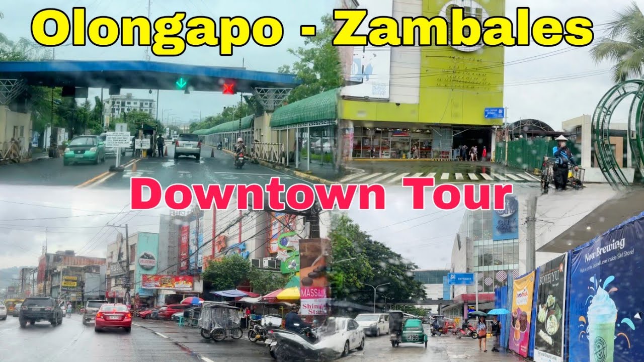 Downtown of Olongapo Tour ! Largest City in the Province of Zambales !
