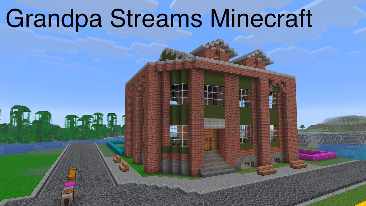 Grandpa Streams Minecraft