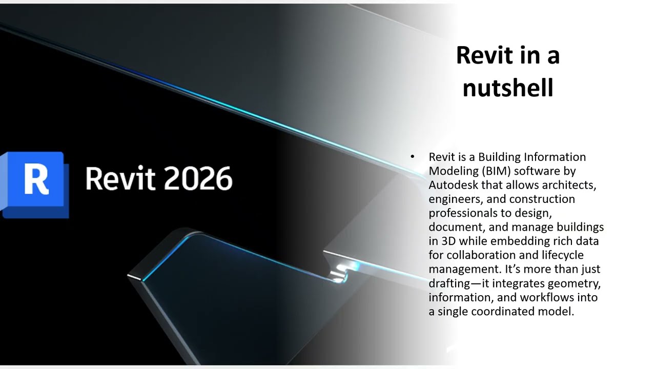 Revit MEP - Module 00 :  Revit in a Nutshell 