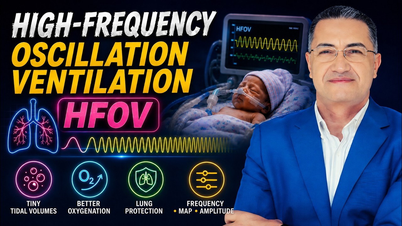 High-Frequency Oscillation Ventilation (HFOV): Guide for Neonates and Pediatrics in NICU & PICU