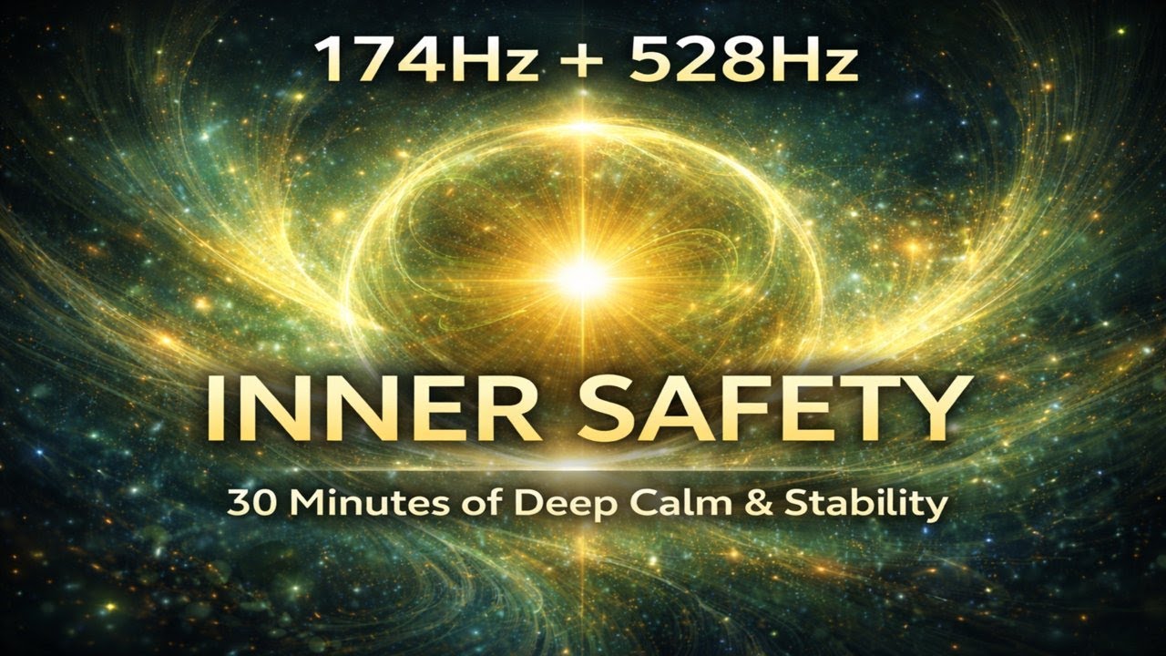 174Hz + 528Hz | Experience Inner Safety | Deep Calm | 30 Minutes of Calm & Stability