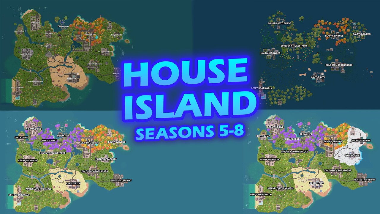 Touring House Island Battle Royale (Seasons 5-8)