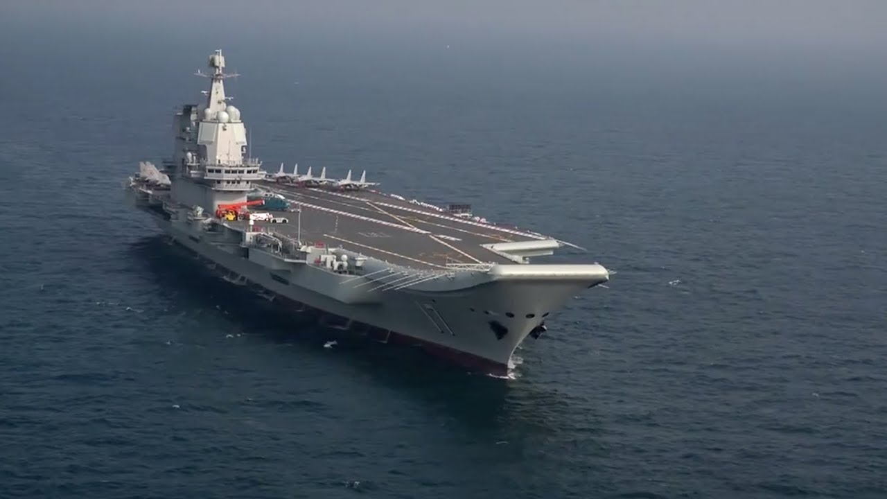 Chinese-built aircraft carrier undergoes sea trial