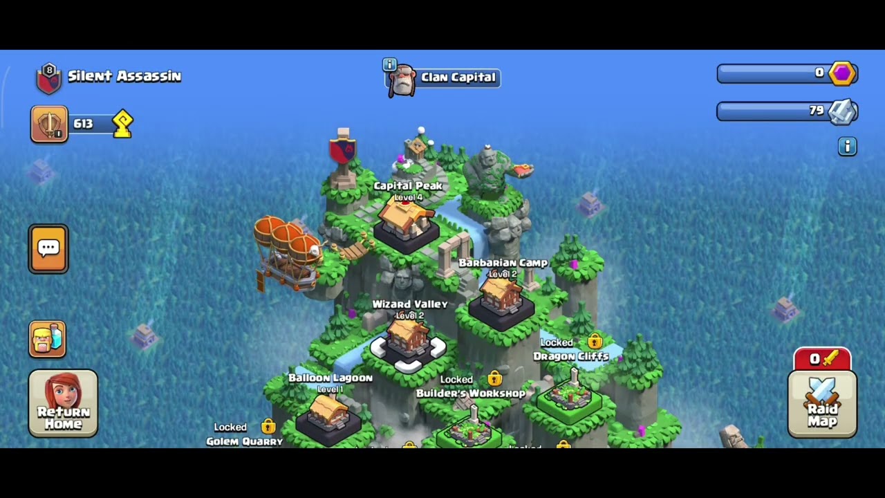 Clan capital attack in clash of clans #sovandr #coc #supercell 