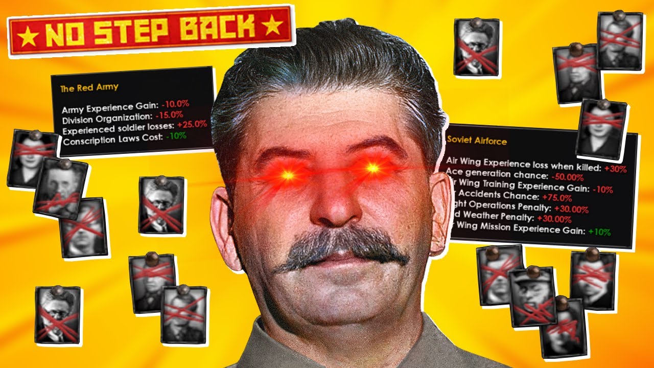 ⚒ Die SOWJET ERFARHUNG in NO STEP BACK (Stalin dreht durch 😳) Hearts of Iron 4