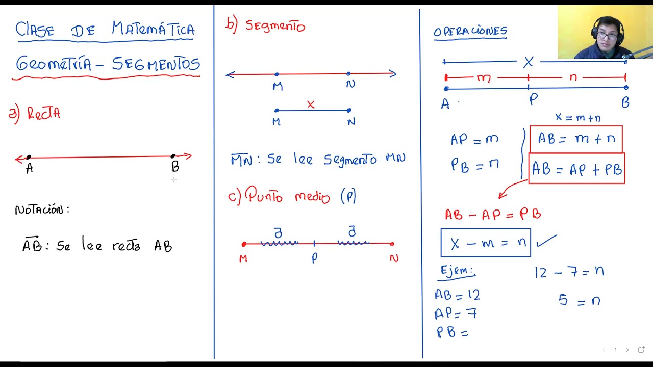 #1 Geometría - Segmentos