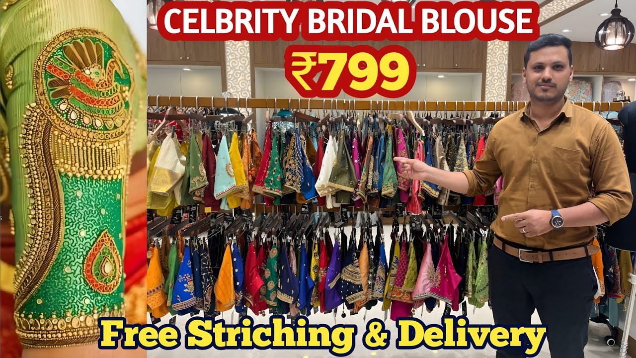 Bridal Aari Blouses Collections😍|| Chennai Designer| Running Commentary