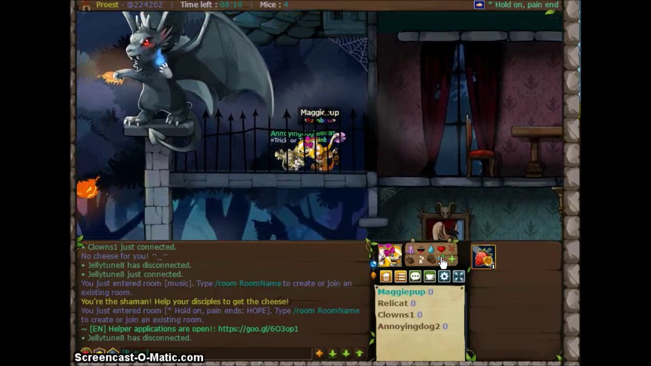 clown role play in mice force