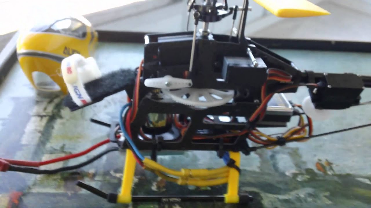T-Rex 250 swash plate balance