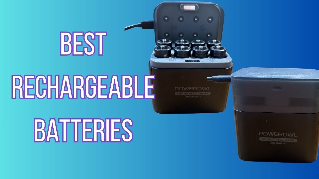 Best Rechargeable AA Batteries? PowerOwl Pro Lithium Review + Charging Case Demo