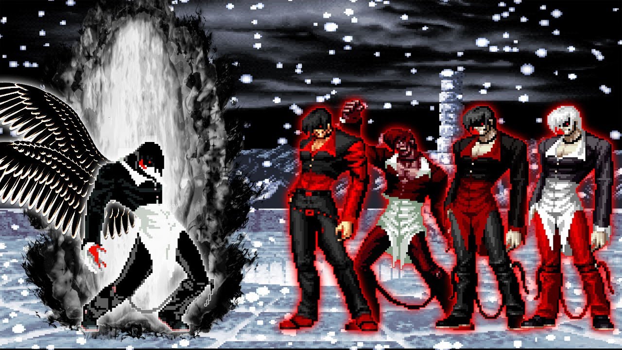 Boss Orochi Iori CY Vs Red Flame Iori Yagami Team