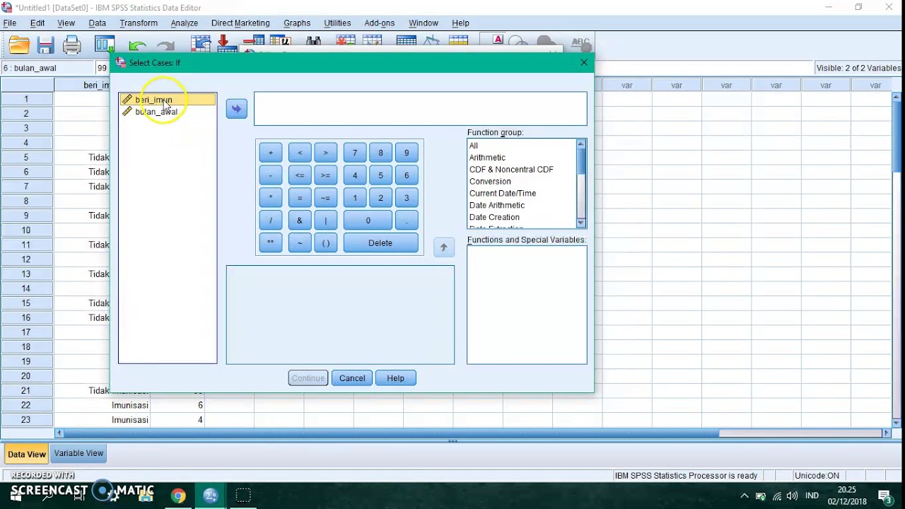 Select Cases Cara Memilih Menganalisis Responden Tertentu Dalam SPSS