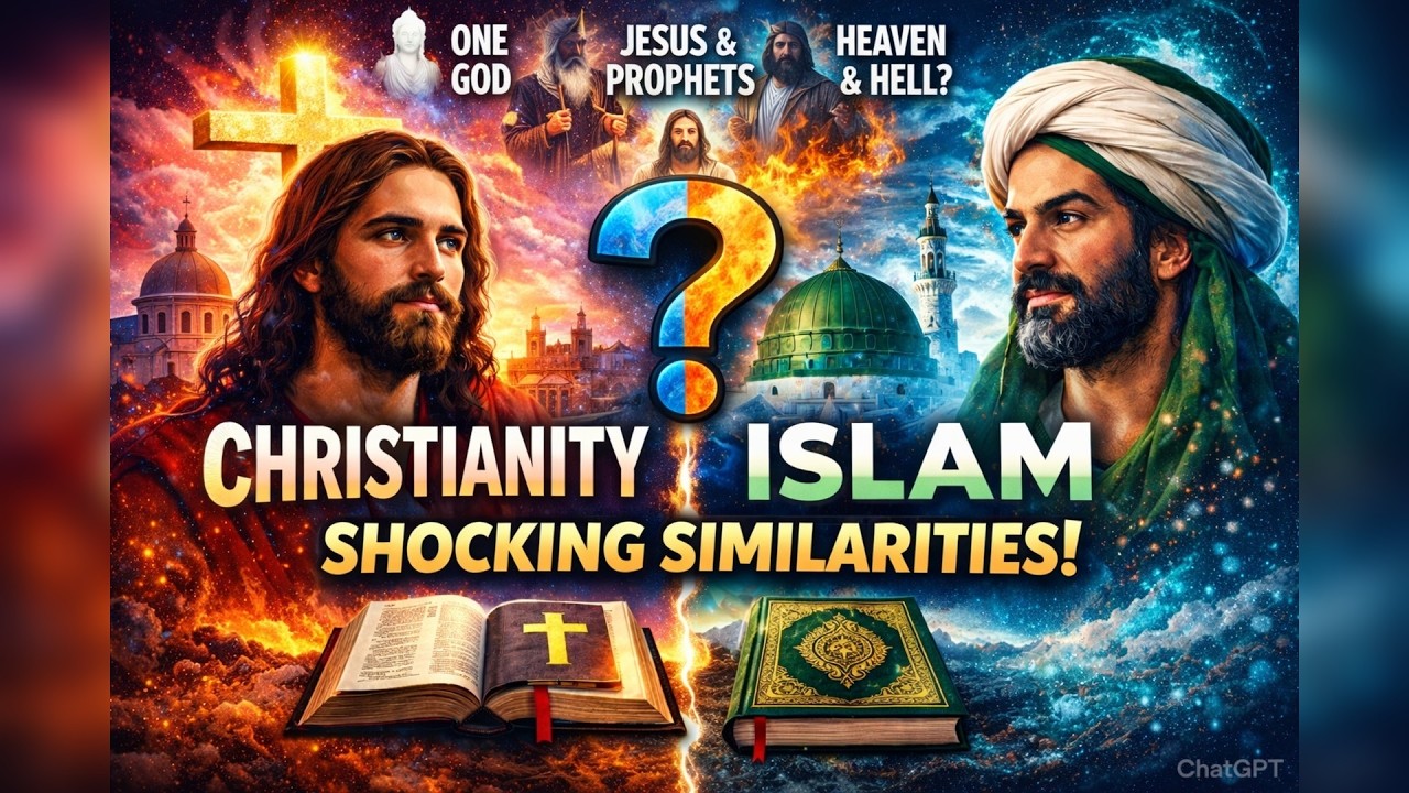 Christianity vs Islam? The Surprising Truth About Their Shared Roots! ✝️🌙 #religion