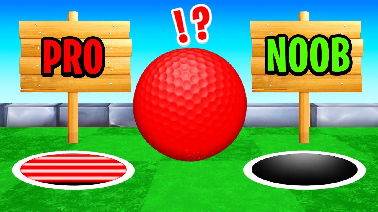 NOOB vs PRO Challenge In Golf It!