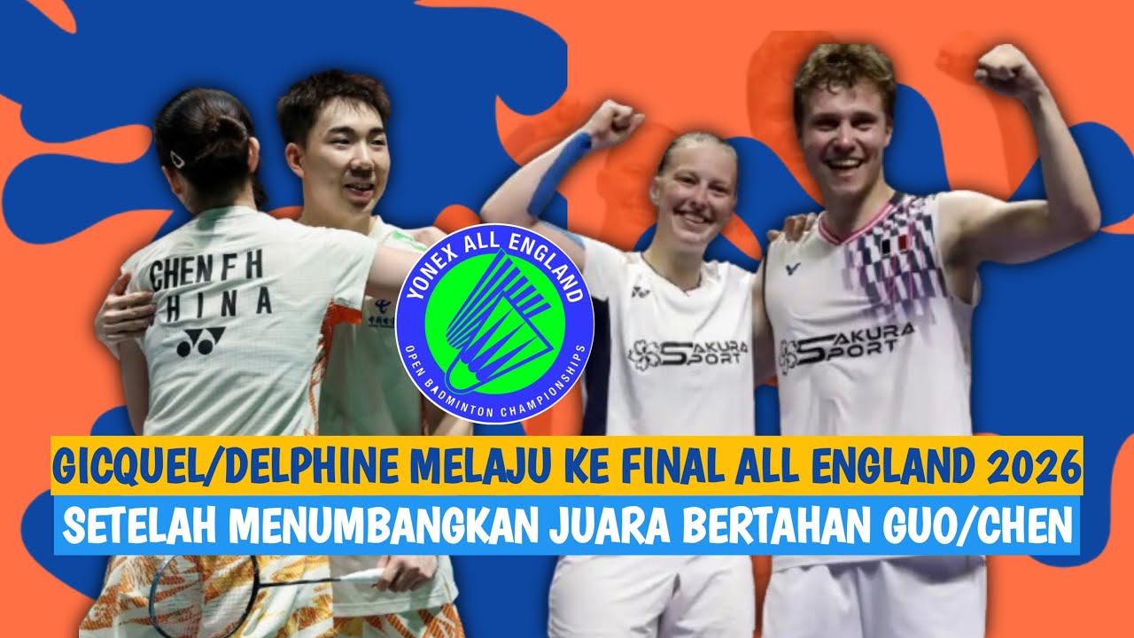 🔴LIVE - Guo Xin Wa/Chen Fang Hui Vs Thom Gicquel/Delphine Delrue - All England Open 2026
