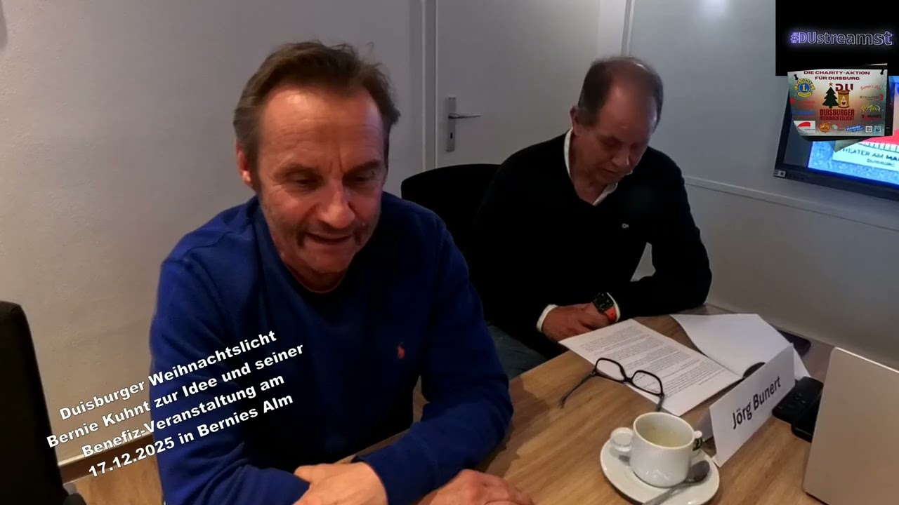Duisburger Weihnachtslicht Bernie Kuhnt - Idee+die BenefizVeranstaltung am 17.12.2025 in Bernies Alm