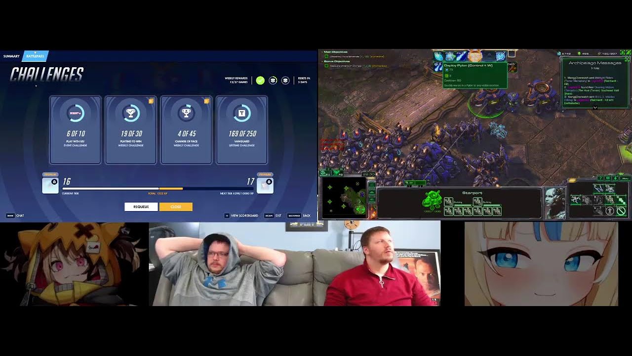 Two Brothers Play: Starcraft 2 / Overwatch & Final Fantasy 6 - Part 2