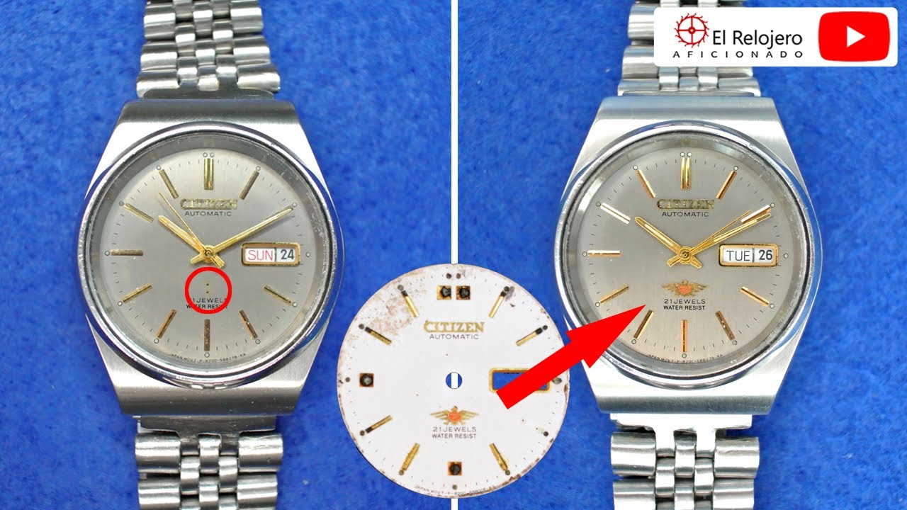Como pegar los indicadores o logos caidos de un reloj