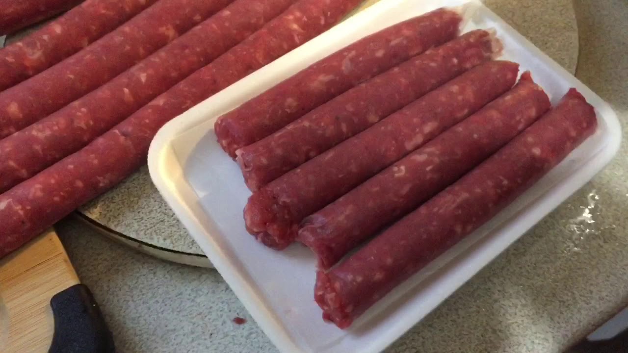 How I make moose sausages