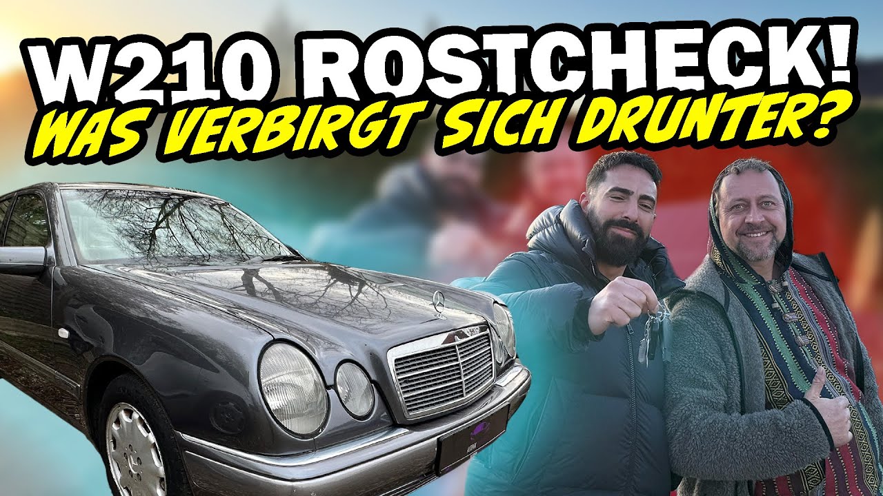 E300TD-Überraschende Entdeckung auf der Hebebühne!Alter Bekannter von @Die Autogesellschaft Dresden