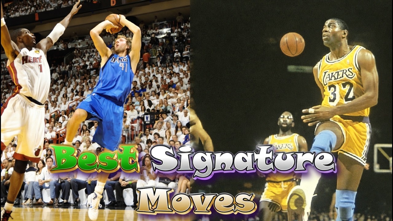 Top 10 Greatest Signature Moves In The History of NBA!