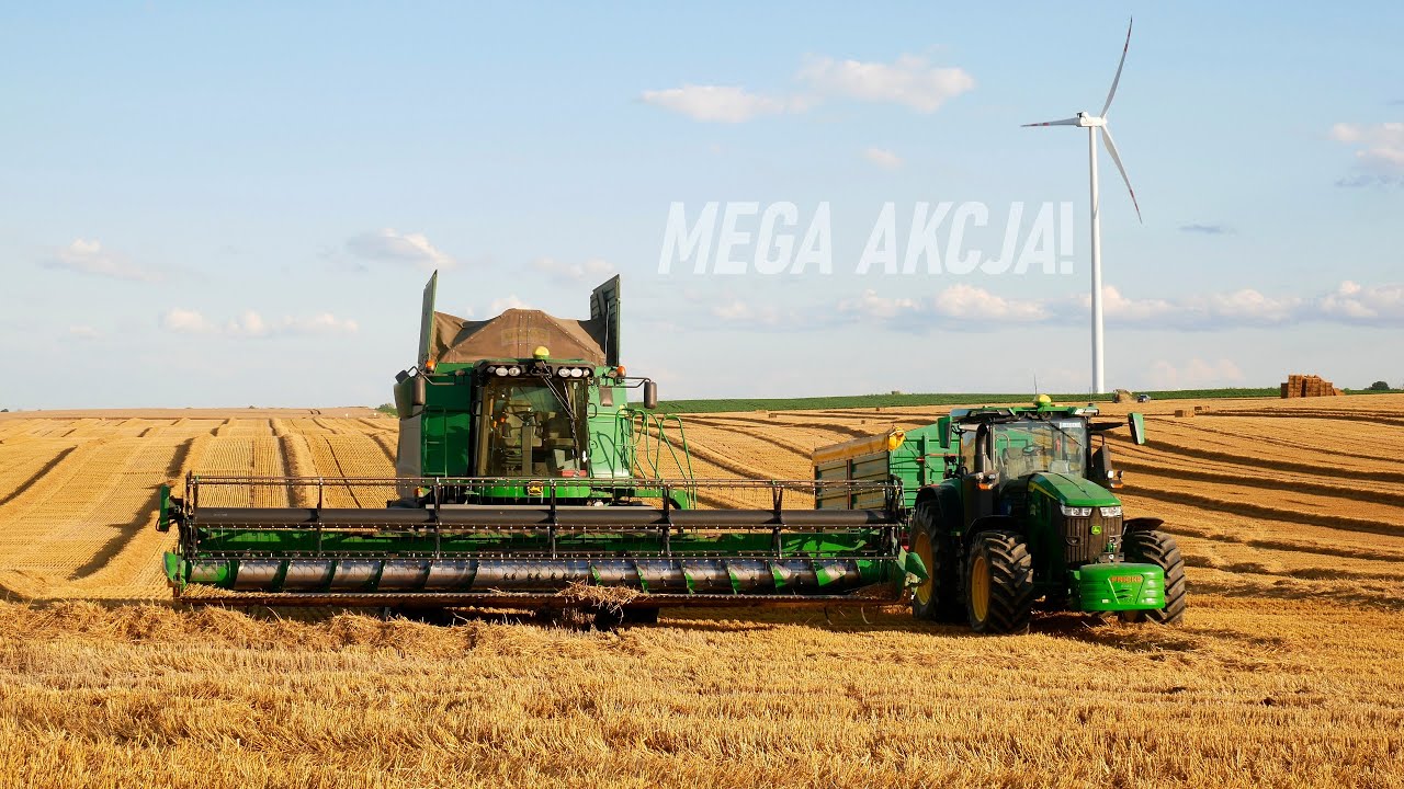 ☆MEGA AKCJA W GOSPODARSTWIE ROLNYM LINOWO!☆ŻNIWA 2023!☆6 CIĄGNIK&Oacute;W W AKCJI!☆2 KOMBAJNY!☆AGROKUBA☆