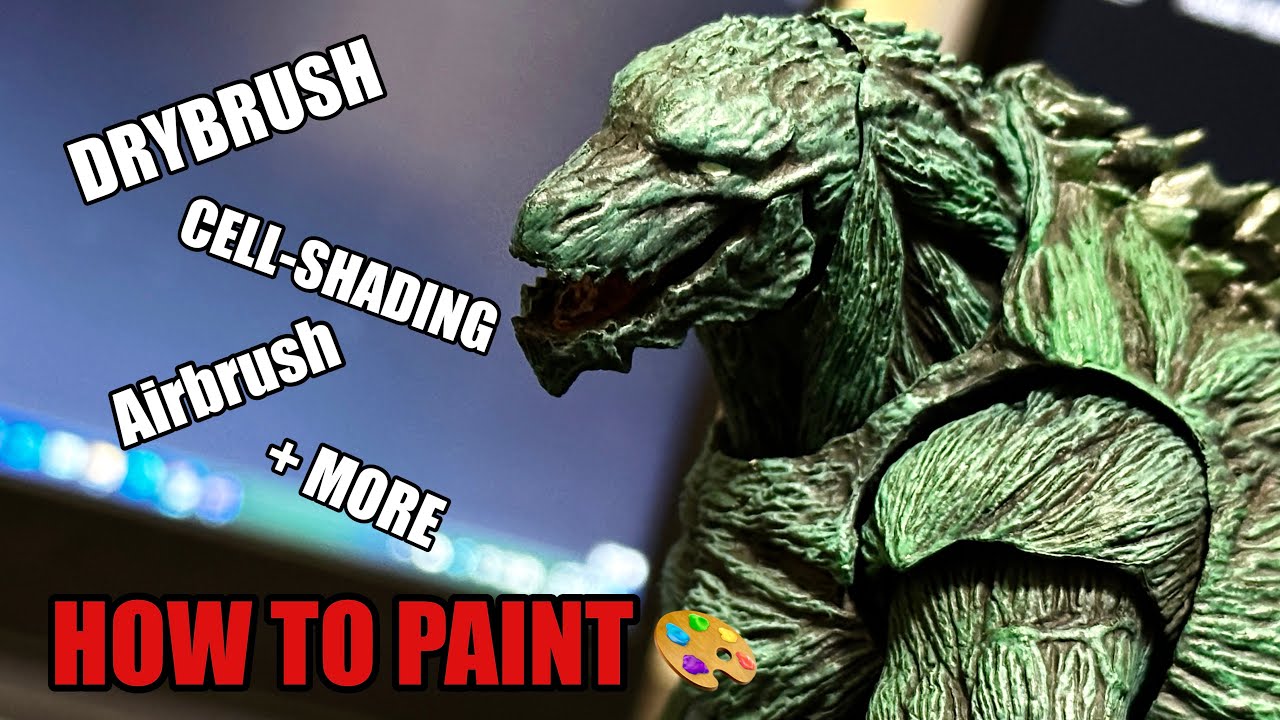 Action Figure Tips and Tricks: Painting Techniques; Drybrush, Cell-Shading, Airbrush +More