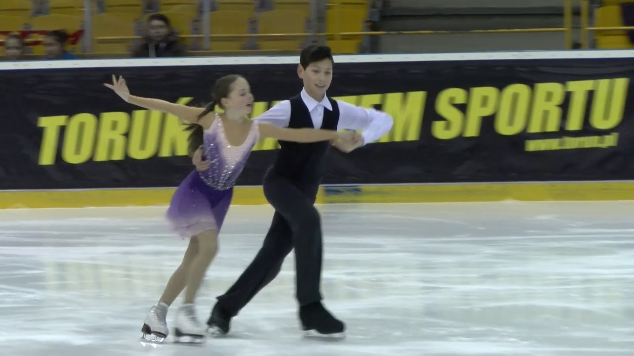 11 Polina VASHKEVICH : Davyd NGUIEN   FD   Mentor Torun Cup 2018