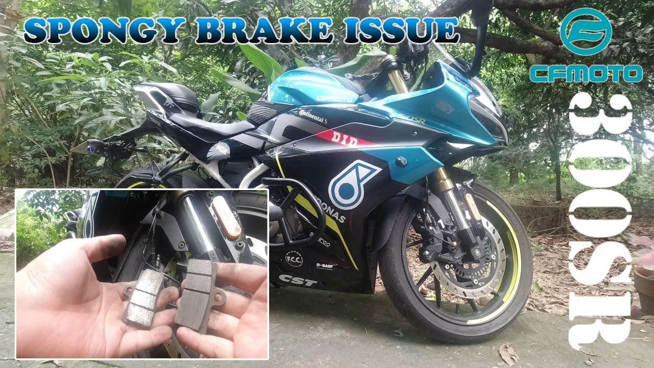 CFmoto 300SR Front Brake issue | Front Brake Cleaning