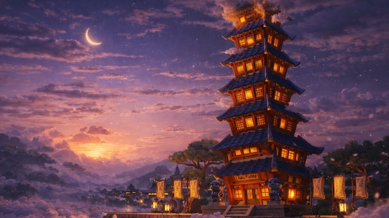 [Maplestory] 무릉의 밤 (1시간) [수면음악]