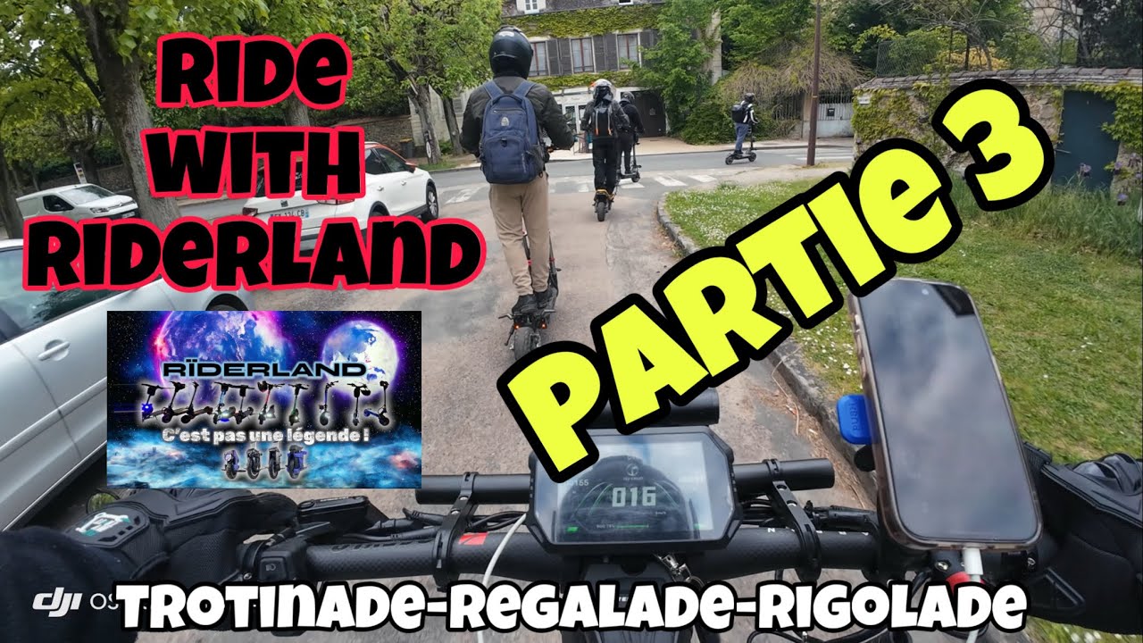 Ride avec Riderland - Trottinade-Regalade-Rigolade - Teverun/Dualtron/Kaboo/Nami/Weped