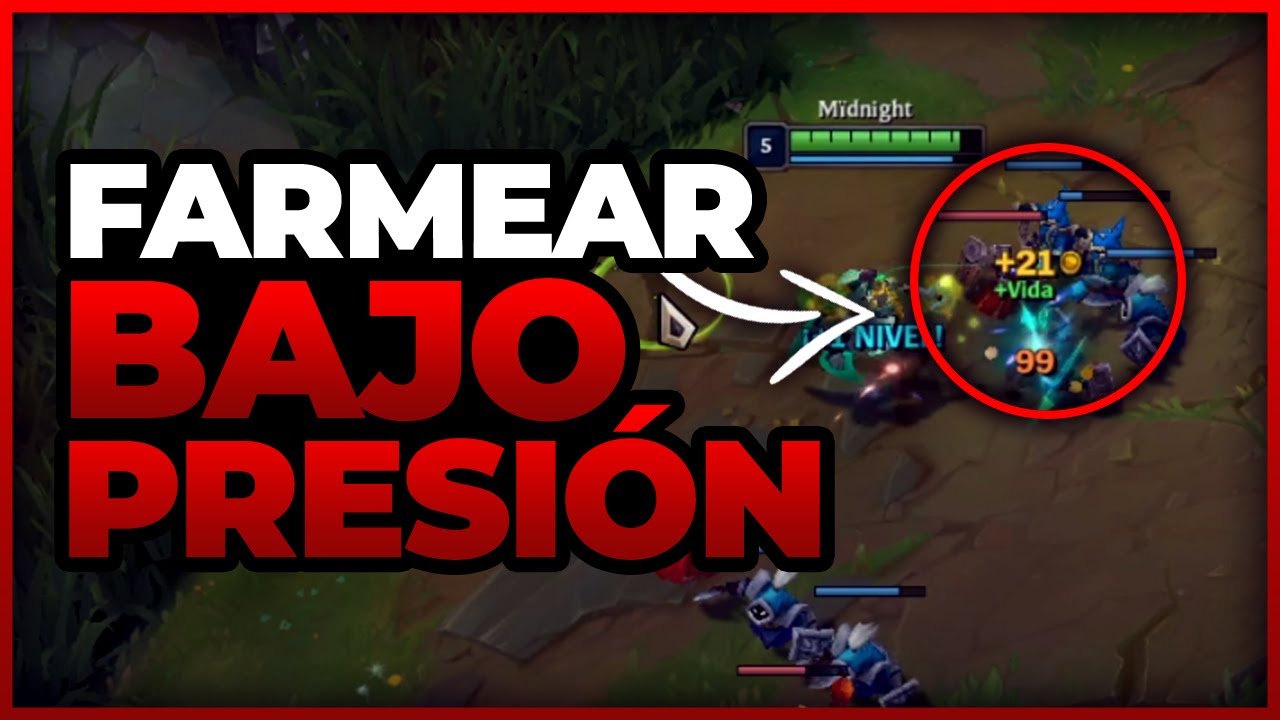 ✔️ Como FARMEAR BIEN estando BAJO PRESIÓN enemiga 📗 GUIA para FARMEAR en LoL 2021