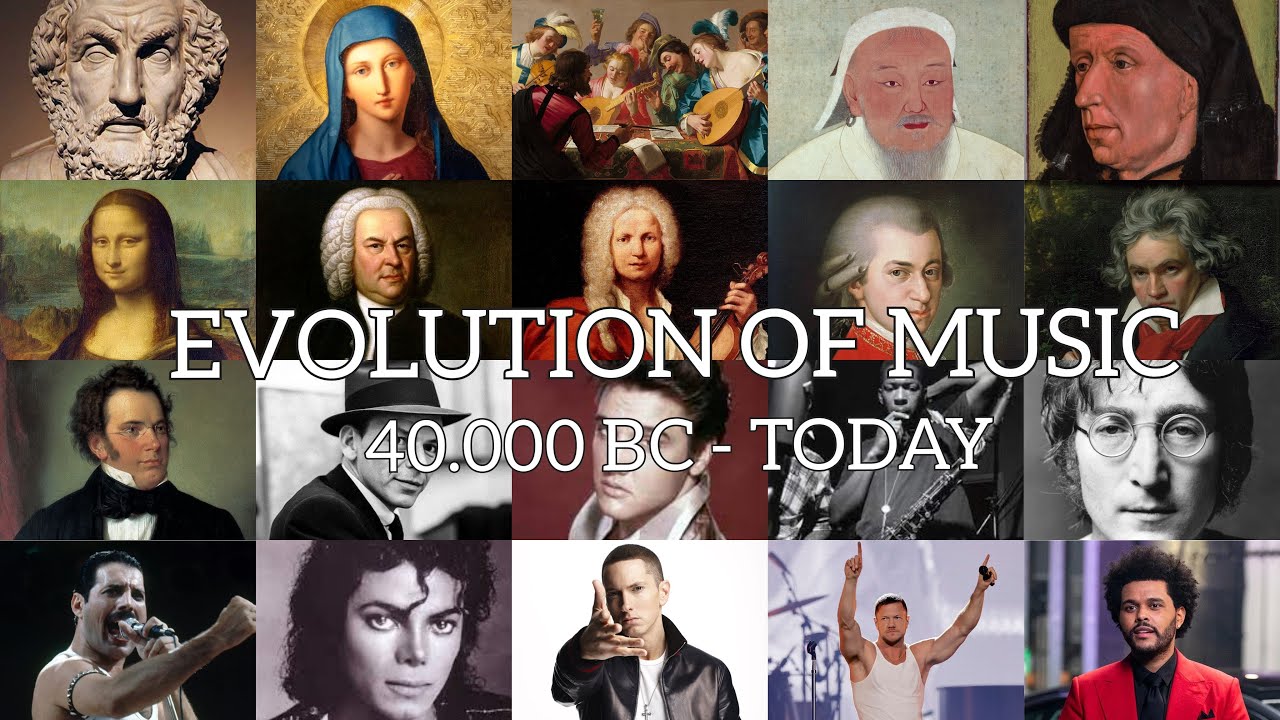 EVOLUTION OF MUSIC (40.000 BC - TODAY)