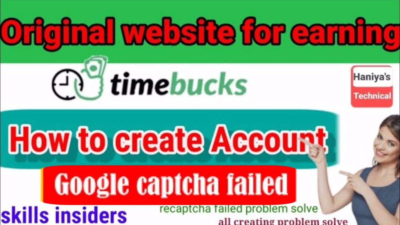 How to Create TimeBucks Account | Official & Legit Method 2026 also solve recaptcha problm