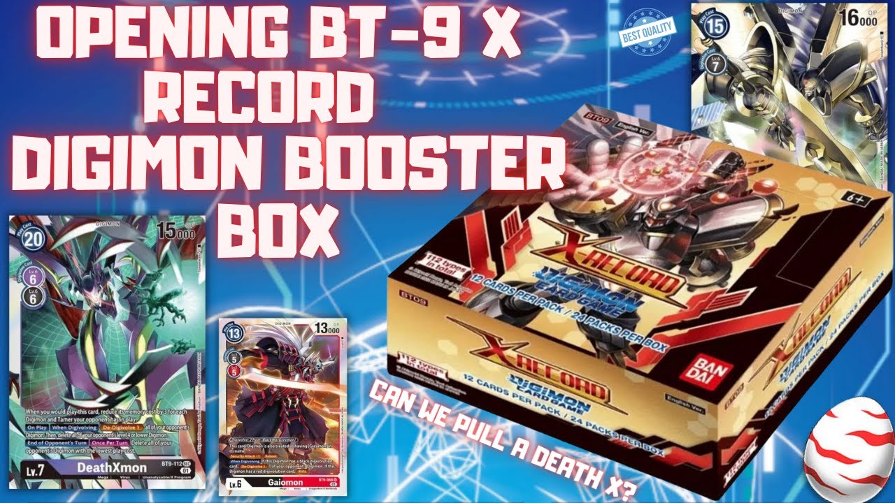 Digimon TCG X Antibody Cards | BT-09 X Record Booster Box Opening
