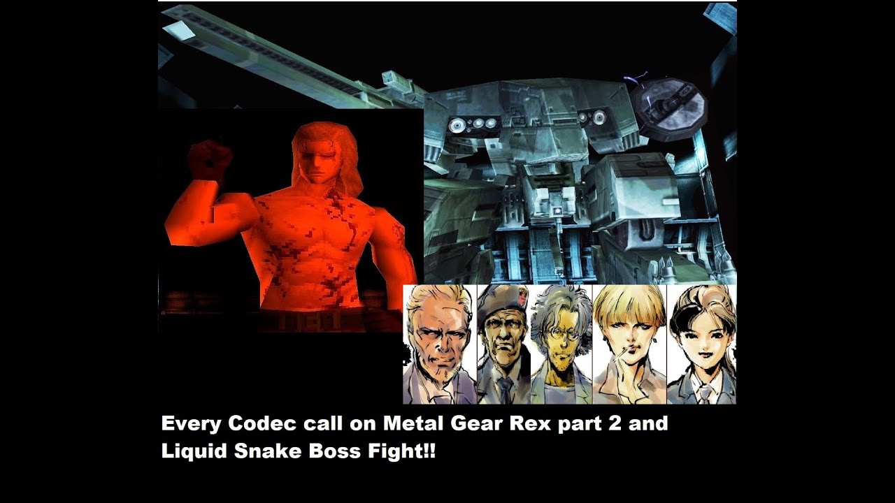 Metal Gear Solid Inregral: All codec calls on Metal Gear Rex part 2 and Liquid Snake