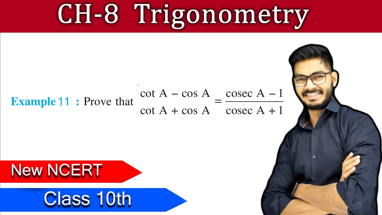 Class 10th Example 11 of Chapter 8 Trigonometry ||  NEW NCERT || By Rajeev Sir || CBSE