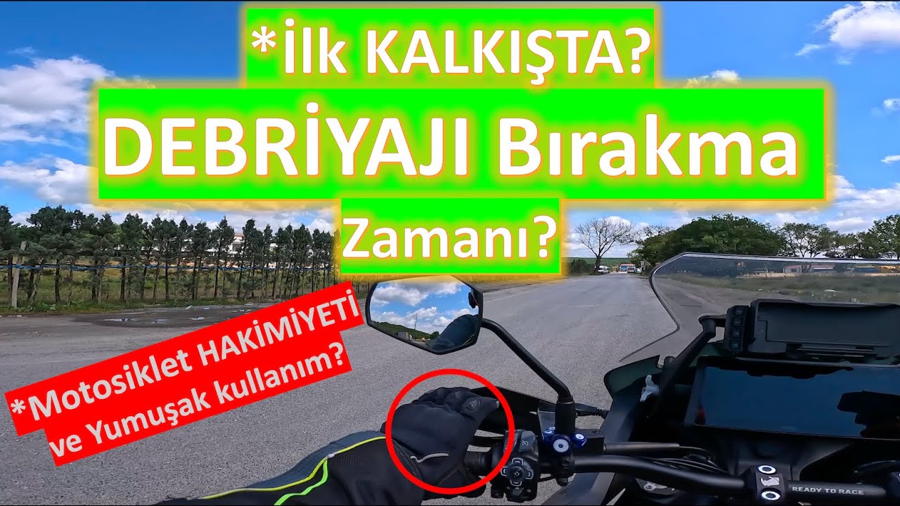 VİTESLİ MOTOSİKLETTE İLK KALKIŞ VE DEBRİYAJI BIRAKMA ZAMANI? 🤔 | İleri Sürüş