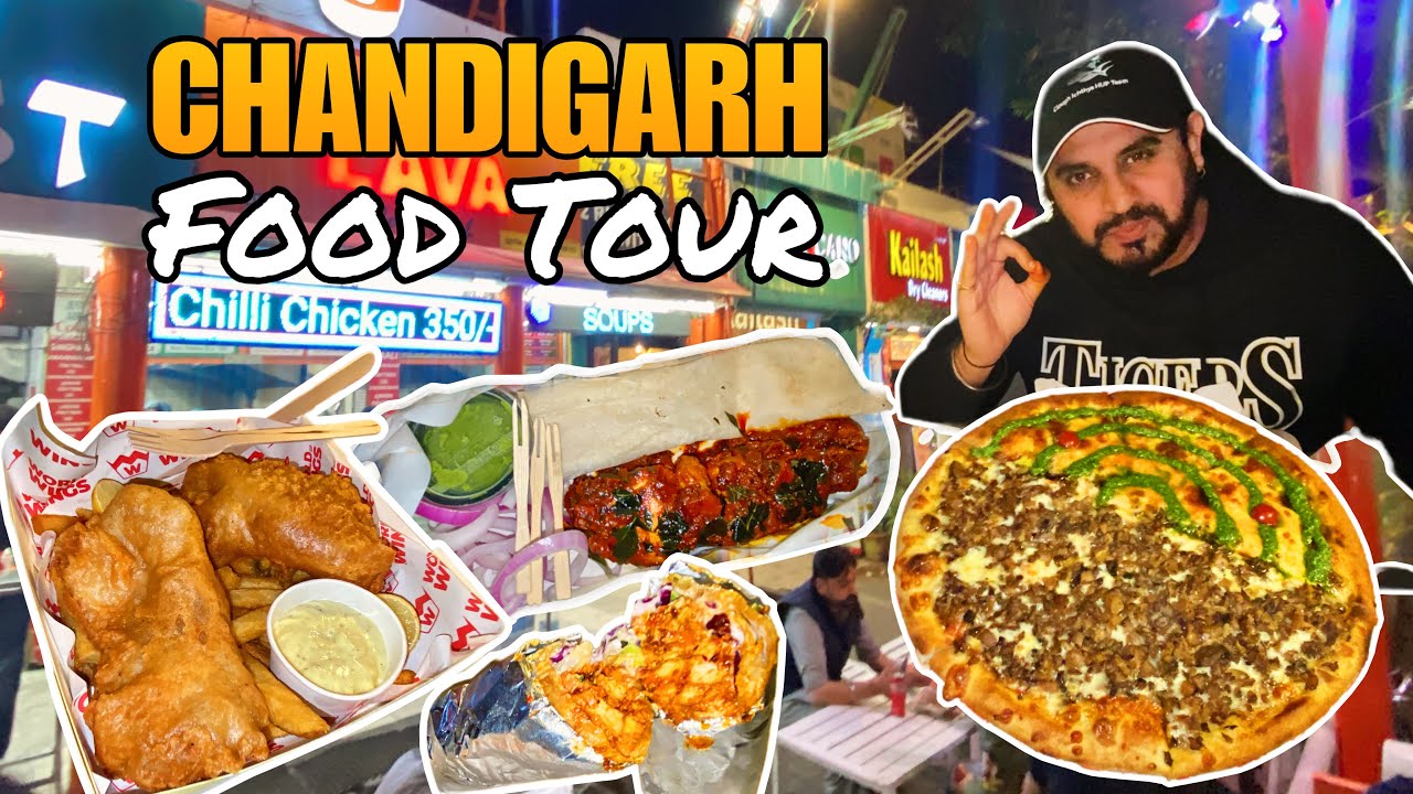 Chandigarh Food Tour at Night | Best Food in Chandigarh | Chandigarh Nightlife