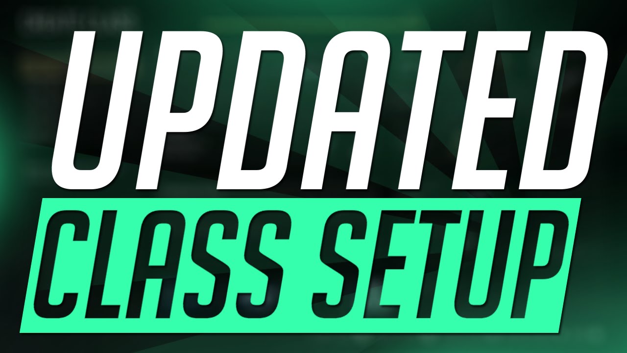Updated Class Setups 6/1/15!