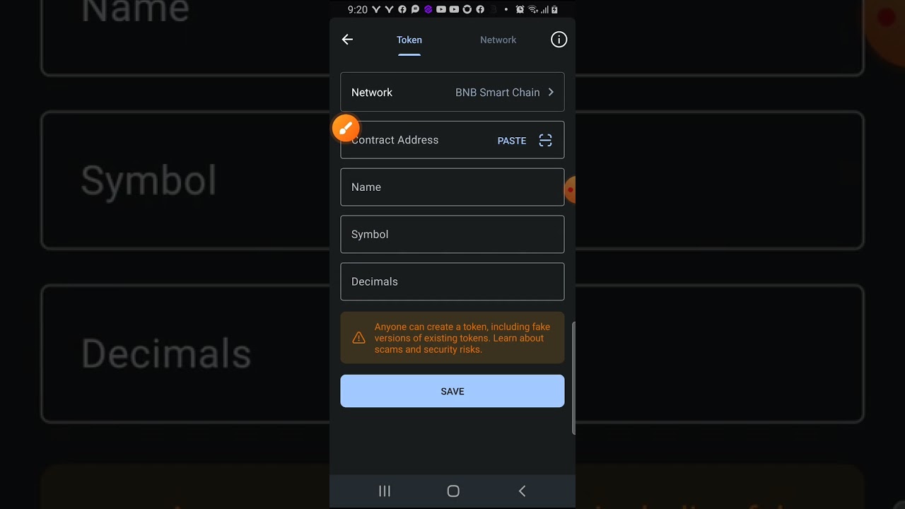 HOW TO ADD CONTRACT ADDRESS ON TRUST WALLET