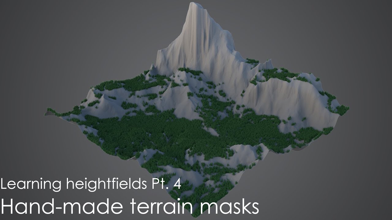 Learning heightfields Pt 4: Hand-made masks