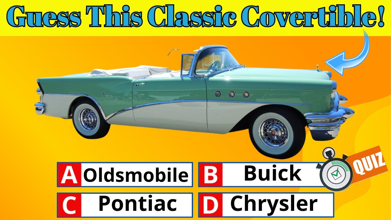 12 Iconic Convertibles – Can You Name Them All?