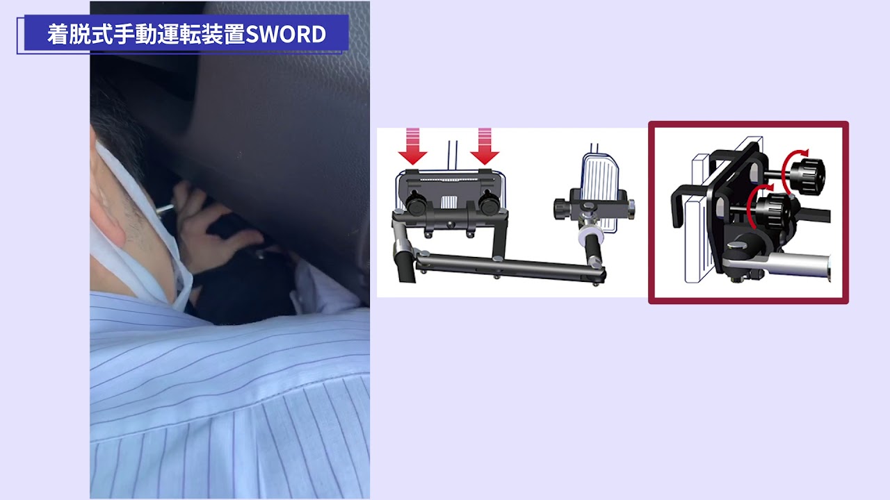 手動運転装置「SWORD」の紹介です！！