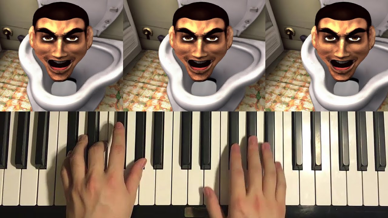 Lil Big Stack - Skibidi Toilet (Piano Tutorial Lesson)