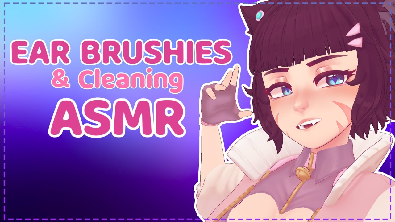 [ASMR] Catgirl Ear Brushing & Cleaning For Intense Tingles 🐾