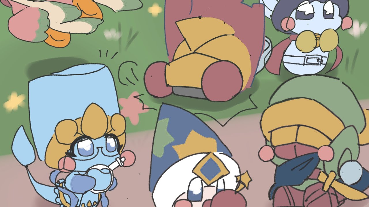 フレンズヘルパーたちの幼稚園ダンジョン【手描きカービィ】