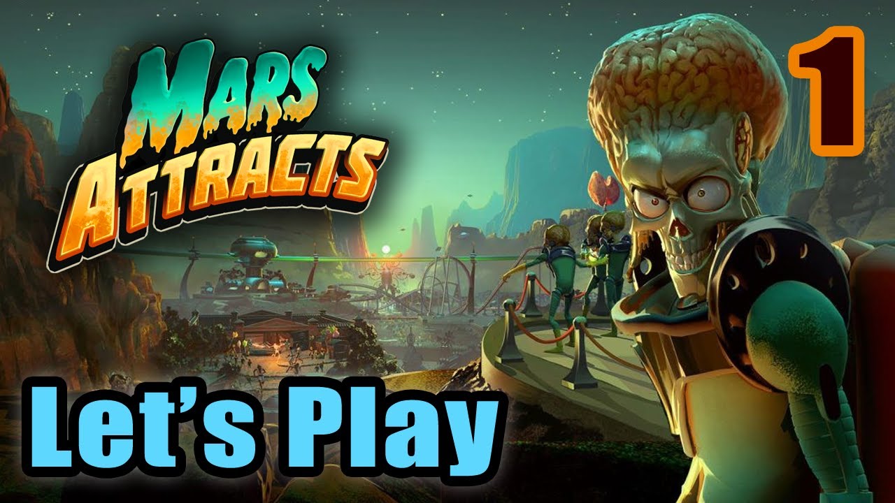 Let's Play - Mars Attracts - Martian Theme Park Tycoon Sim - Full Gameplay (Steam Next Fest)