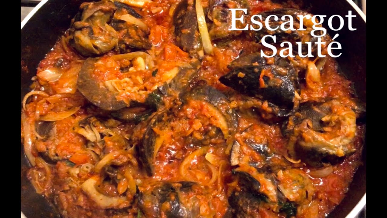 Escargots sautés.