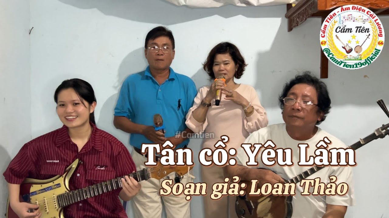 Tân cổ Yêu Lầm - Cẩm Tiên Đàn Guitar & Ông ngoại sến - Lý Miên Và Mỹ Lệ trình bày